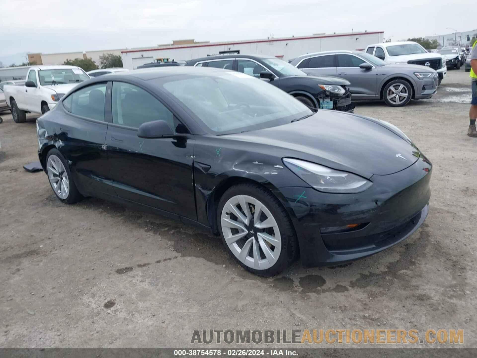 5YJ3E1EA7MF922066 TESLA MODEL 3 2021