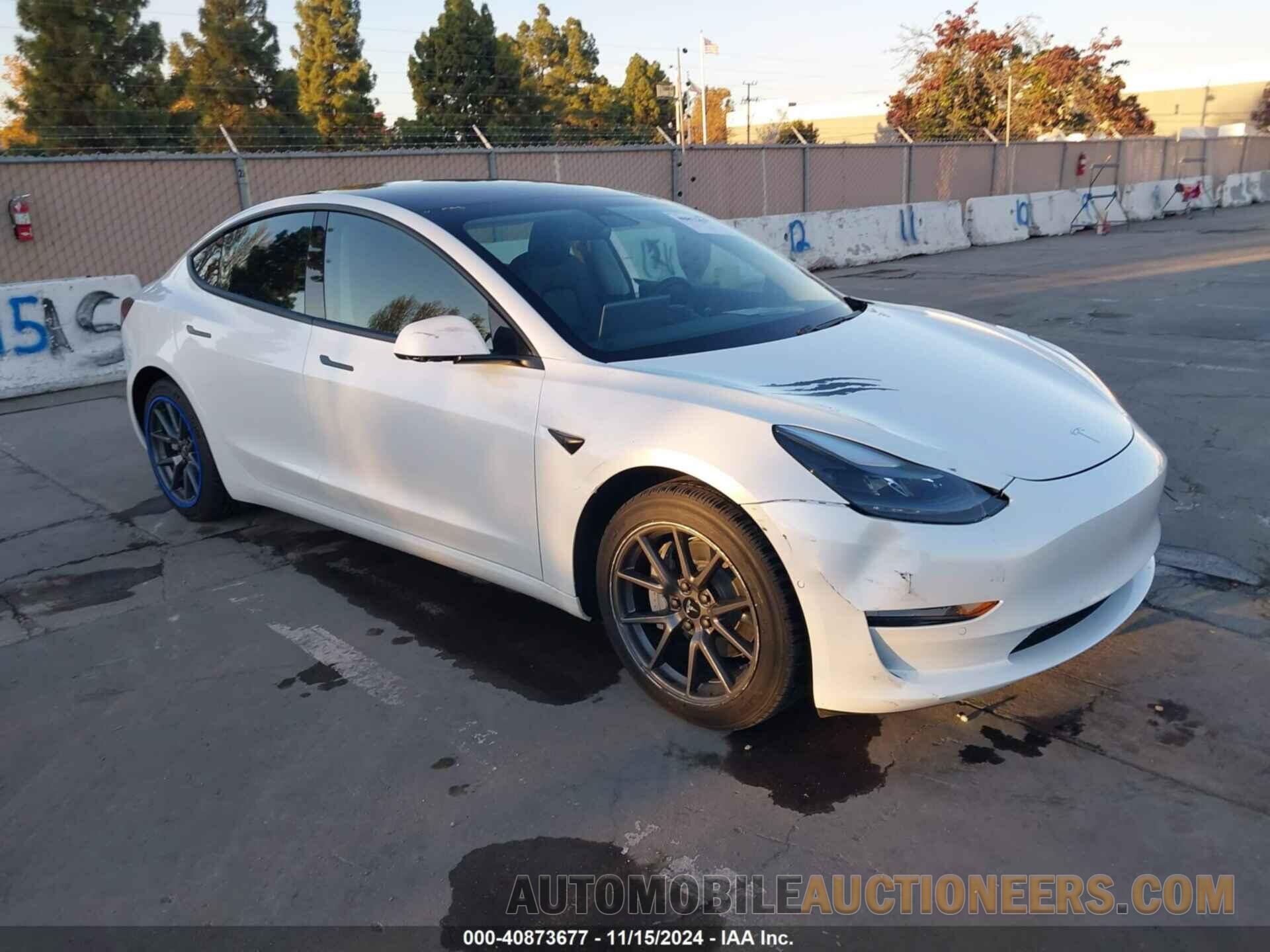 5YJ3E1EA7MF929678 TESLA MODEL 3 2021