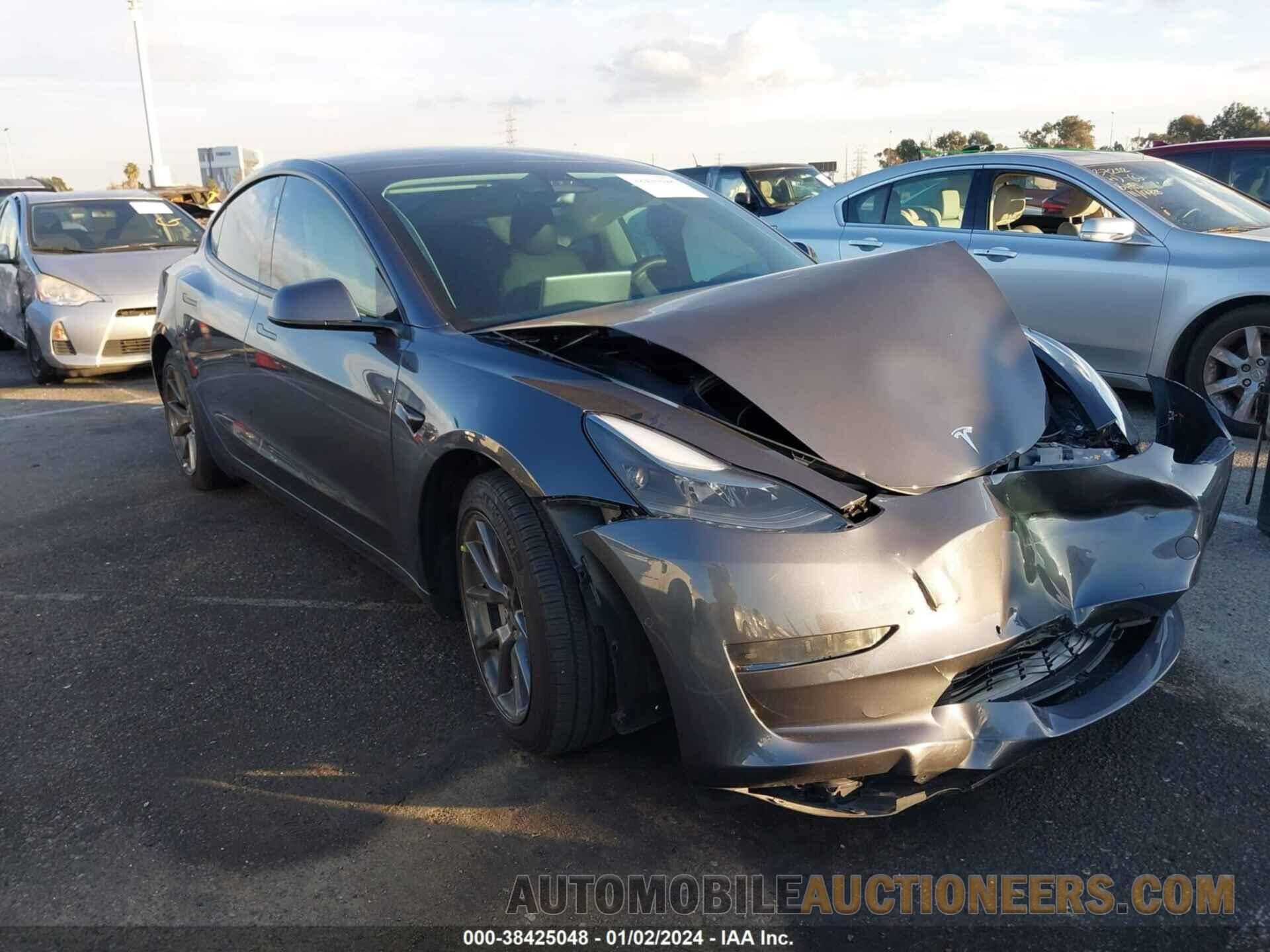 5YJ3E1EA7MF929809 TESLA MODEL 3 2021