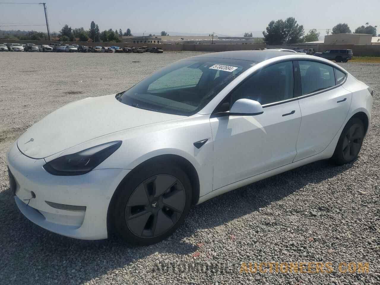 5YJ3E1EA7MF929857 TESLA MODEL 3 2021