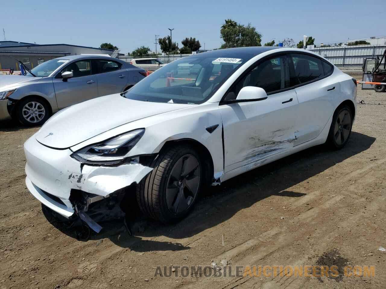 5YJ3E1EA7MF939580 TESLA MODEL 3 2021