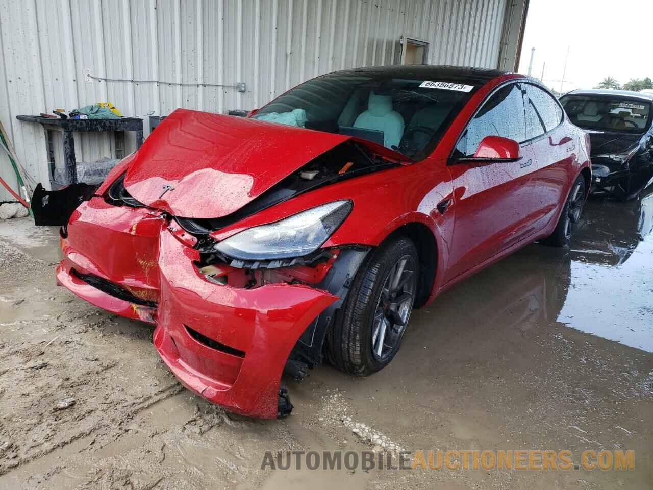 5YJ3E1EA7MF964060 TESLA MODEL 3 2021