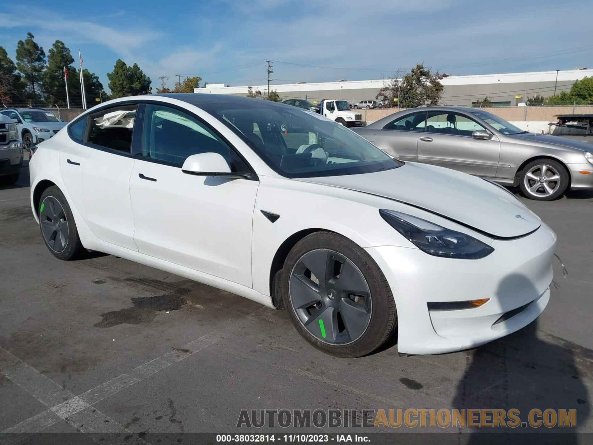 5YJ3E1EA7MF976855 TESLA MODEL 3 2021