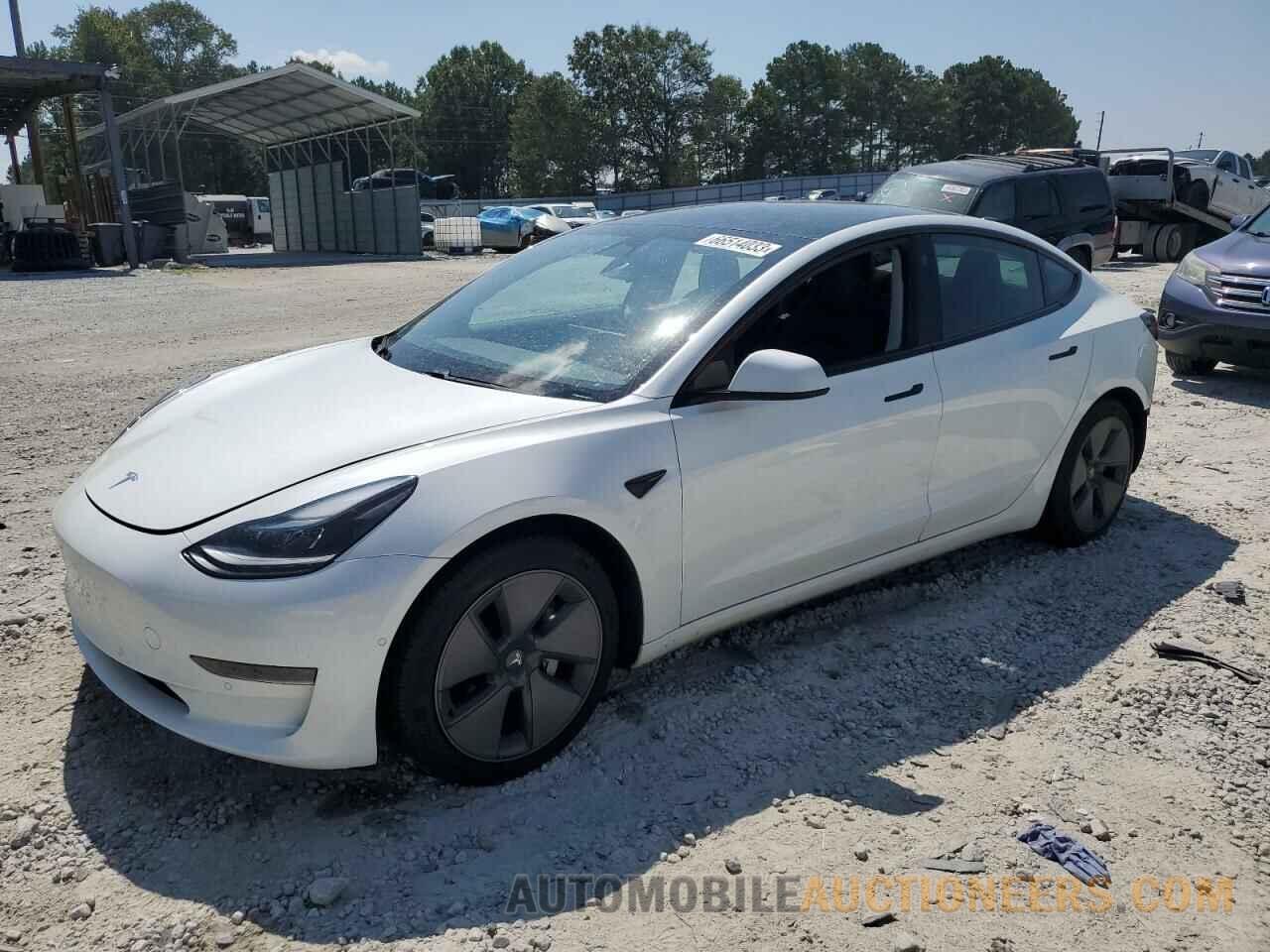 5YJ3E1EA7MF987077 TESLA MODEL 3 2021