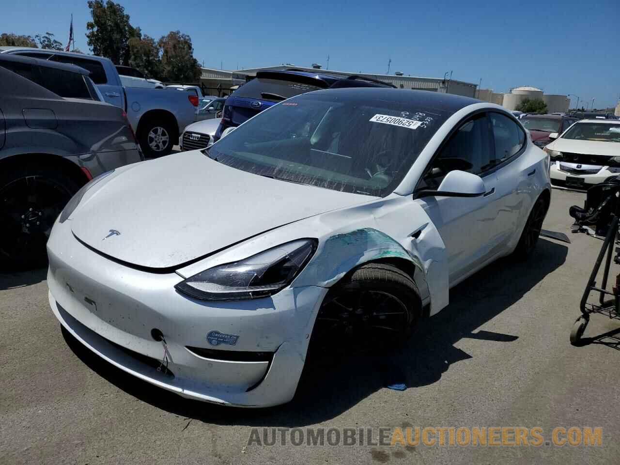 5YJ3E1EA7MF988956 TESLA MODEL 3 2021