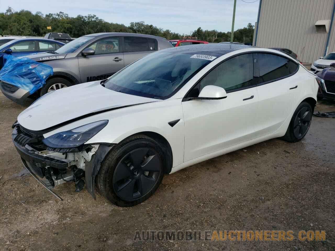 5YJ3E1EA7MF989623 TESLA MODEL 3 2021