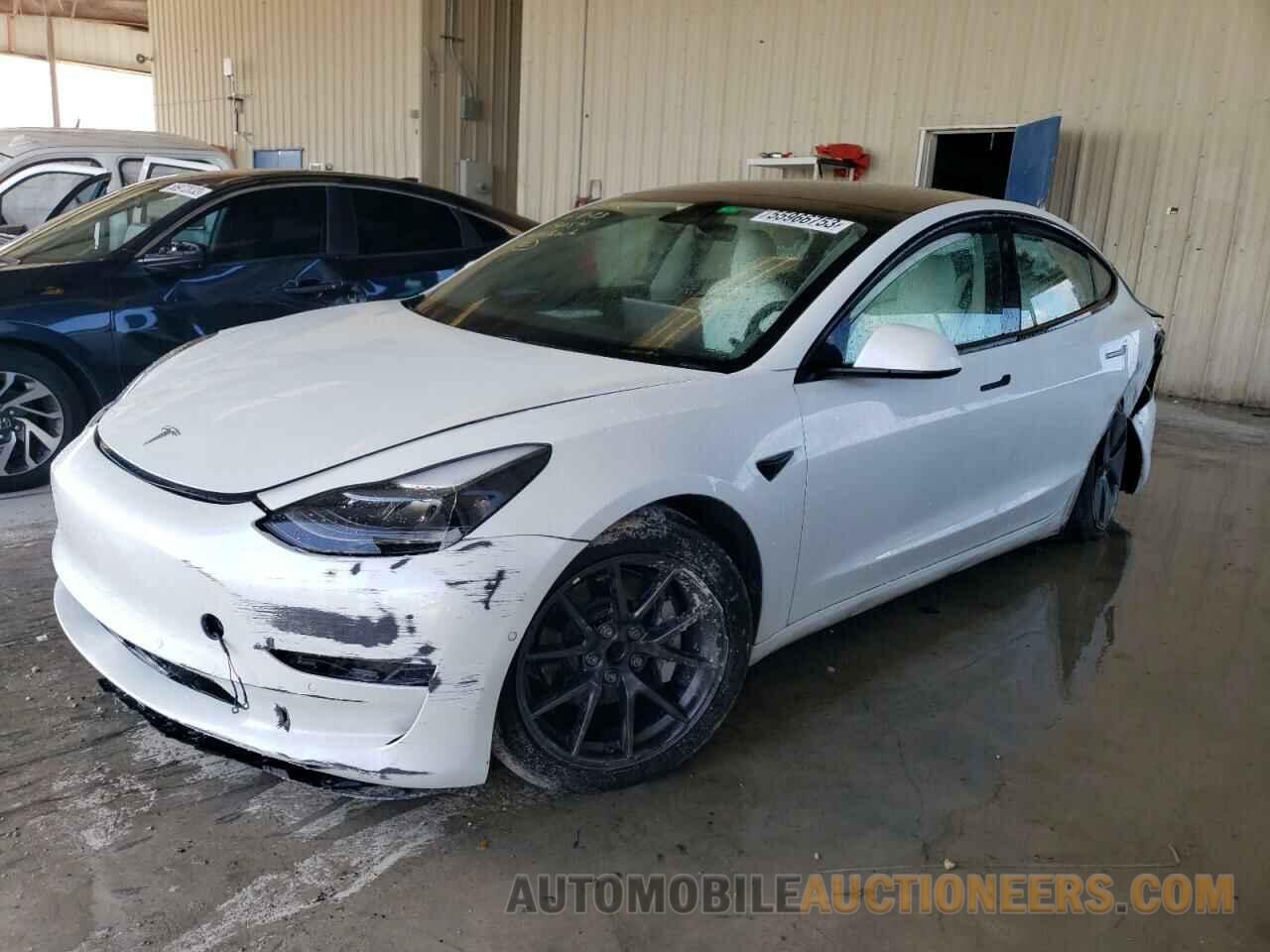 5YJ3E1EA7MF989637 TESLA MODEL 3 2021