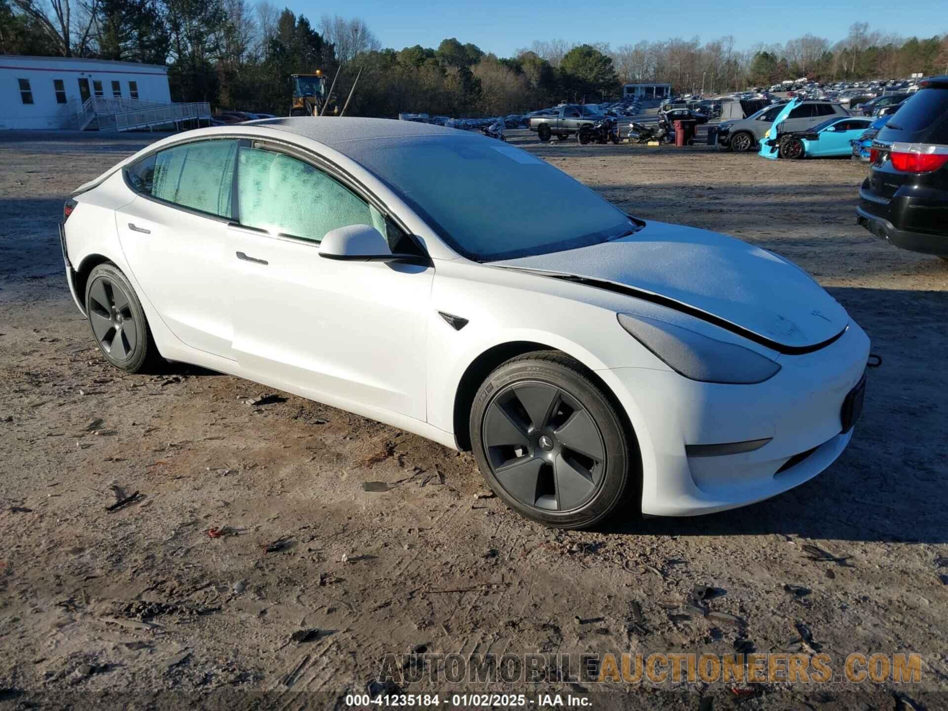 5YJ3E1EA7NF103513 TESLA MODEL 3 2022