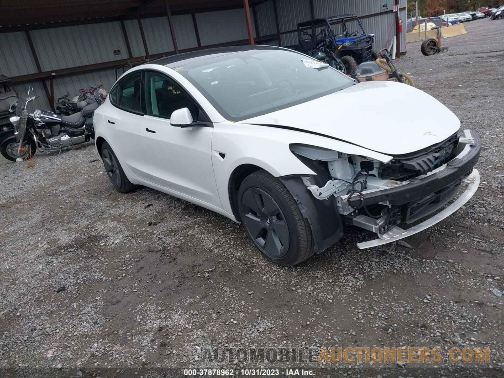 5YJ3E1EA7NF115144 TESLA MODEL 3 2022