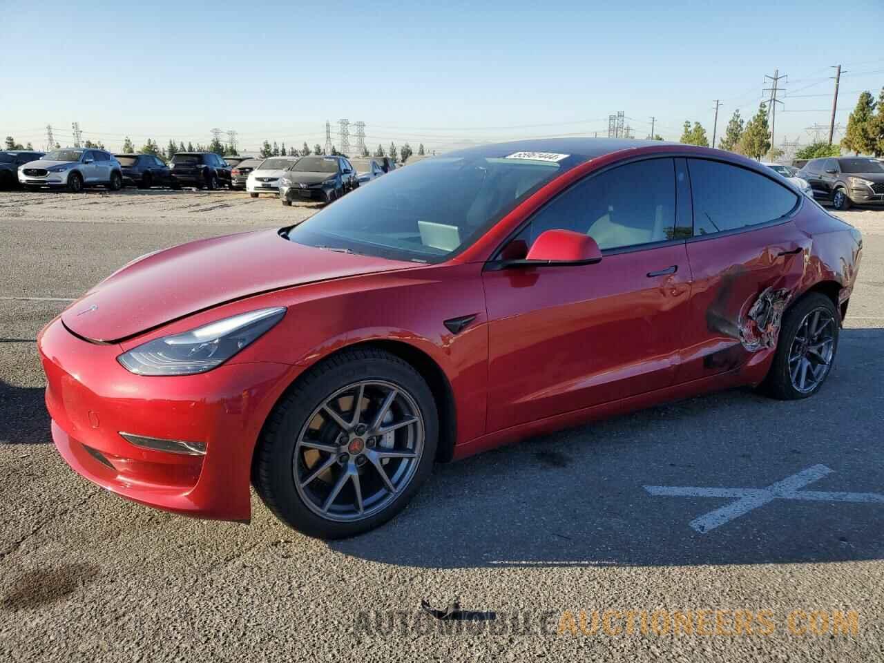 5YJ3E1EA7NF132574 TESLA MODEL 3 2022