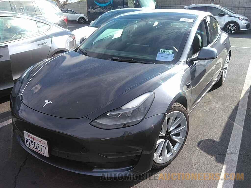 5YJ3E1EA7NF143221 Tesla Model 3 2022