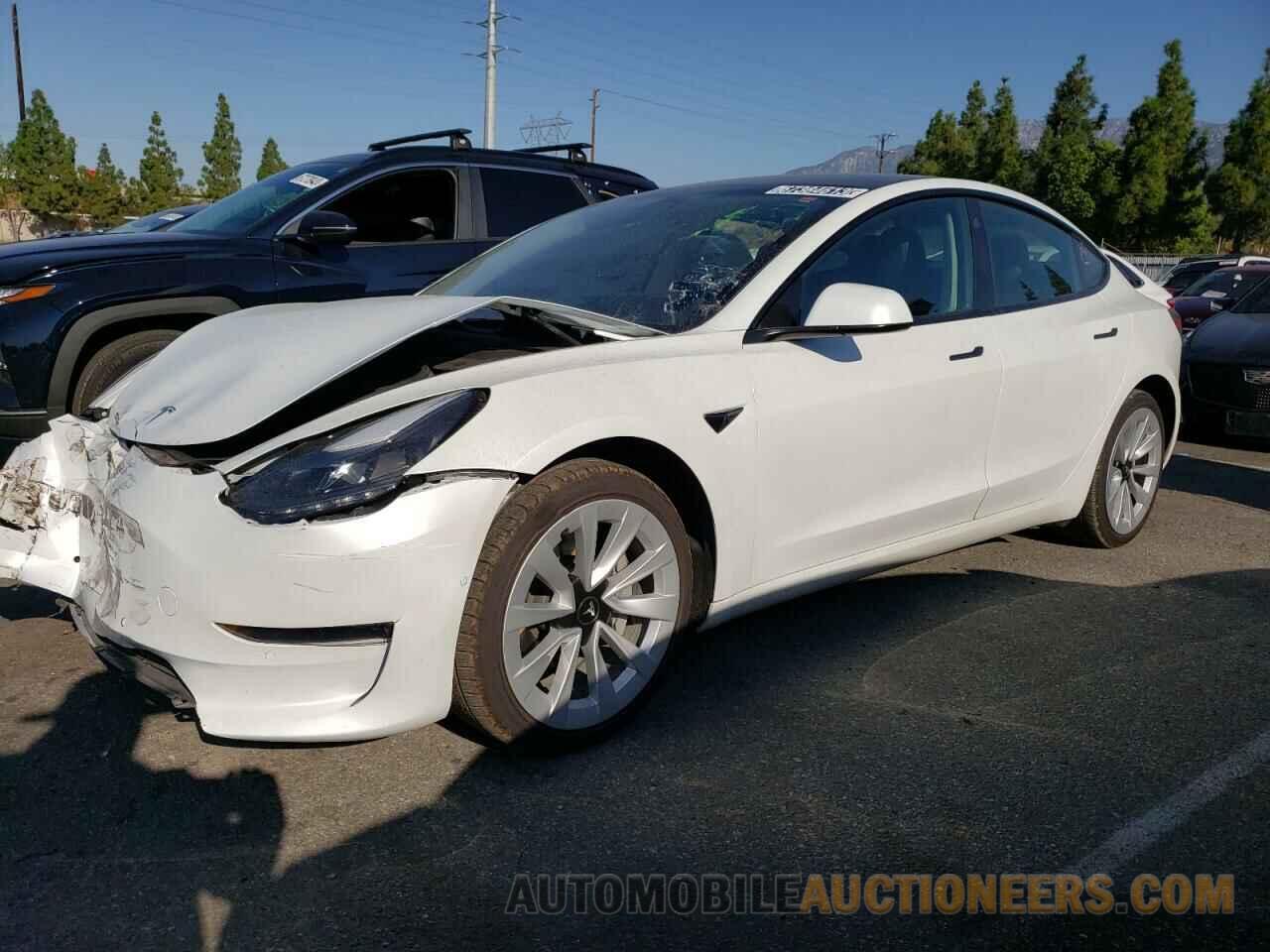 5YJ3E1EA7NF143509 TESLA MODEL 3 2022