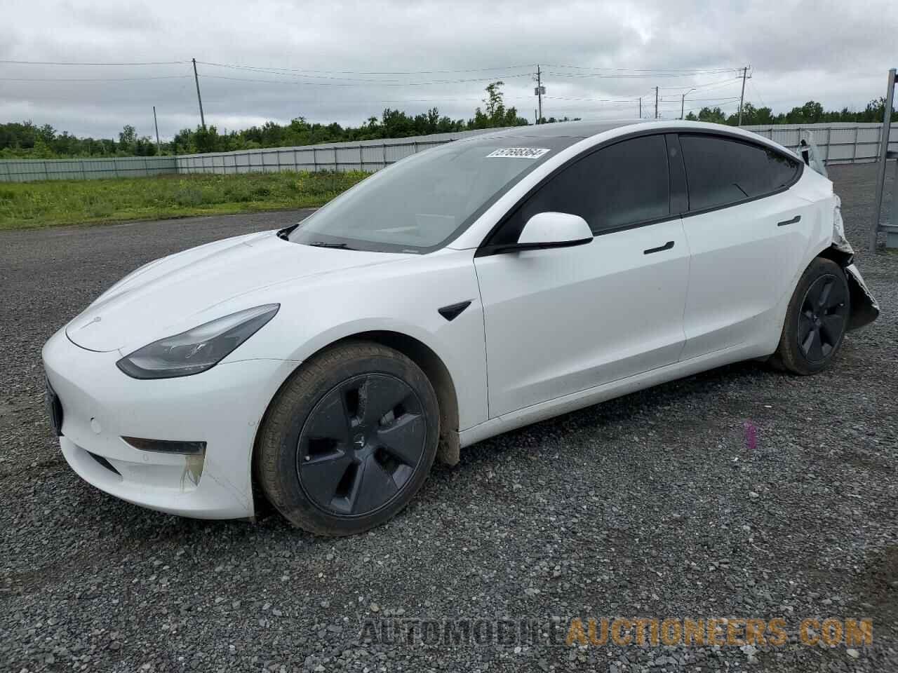 5YJ3E1EA7NF152775 TESLA MODEL 3 2022