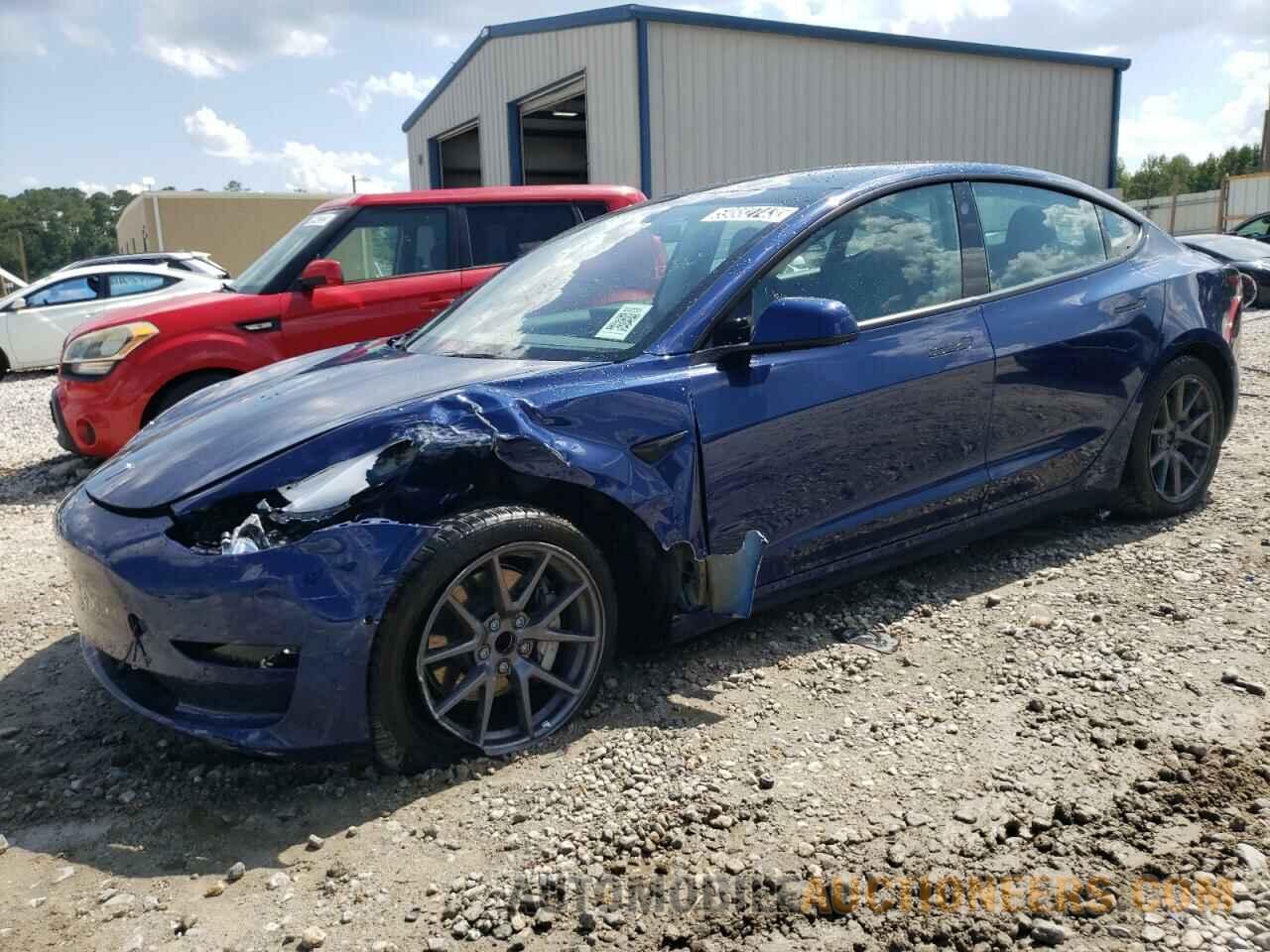 5YJ3E1EA7NF184755 TESLA MODEL 3 2022