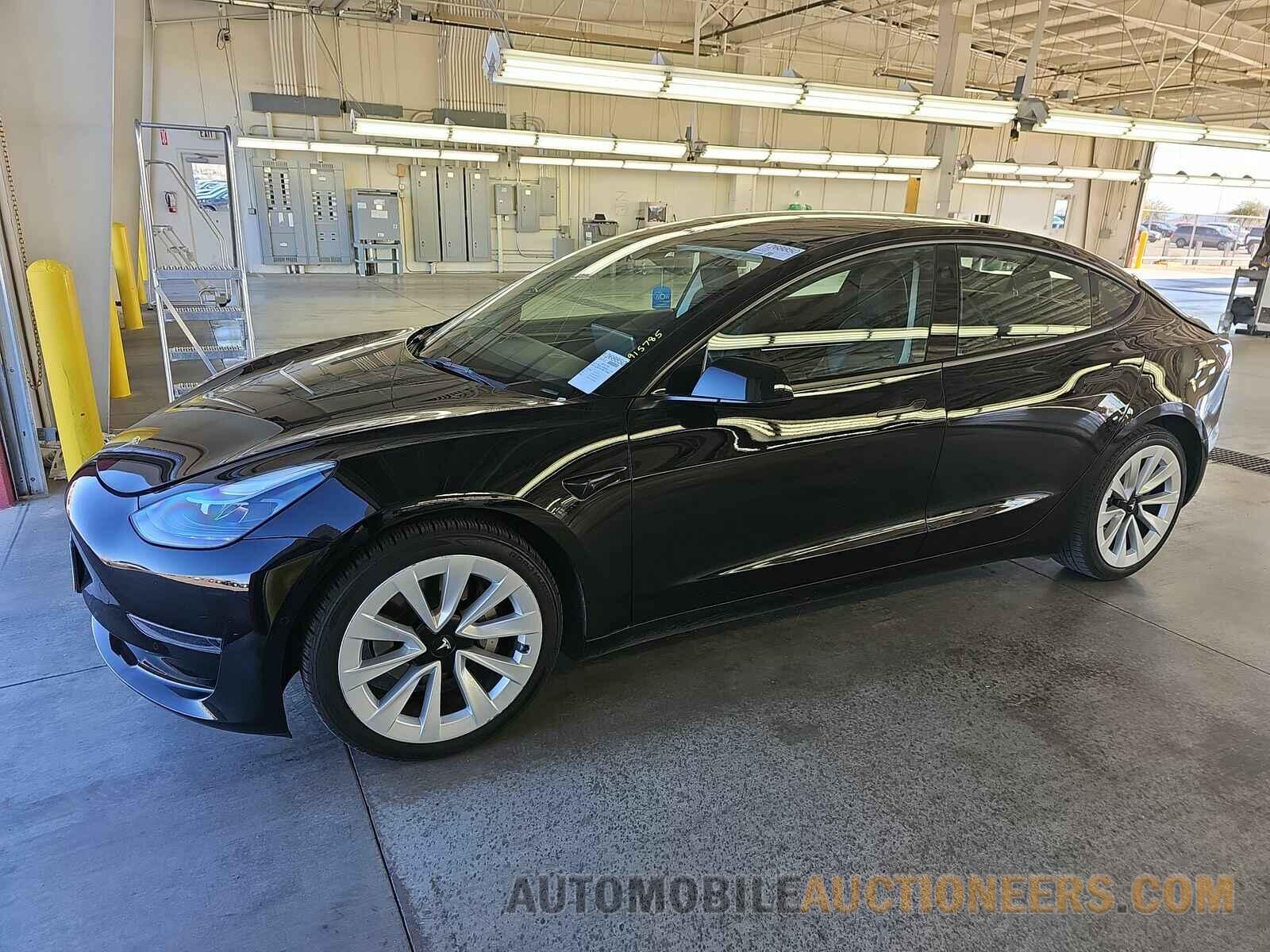 5YJ3E1EA7NF184867 Tesla Model 3 2022