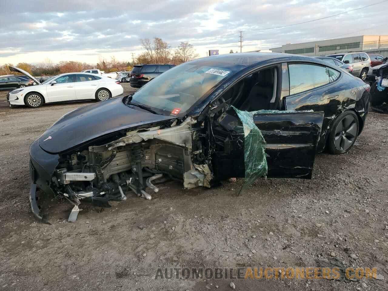 5YJ3E1EA7NF186716 TESLA MODEL 3 2022