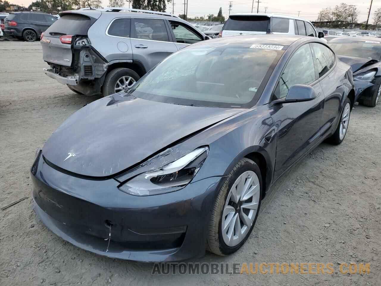 5YJ3E1EA7NF188336 TESLA MODEL 3 2022