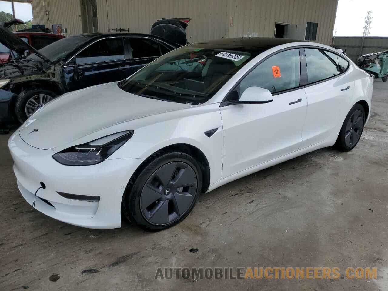 5YJ3E1EA7NF188790 TESLA MODEL 3 2022