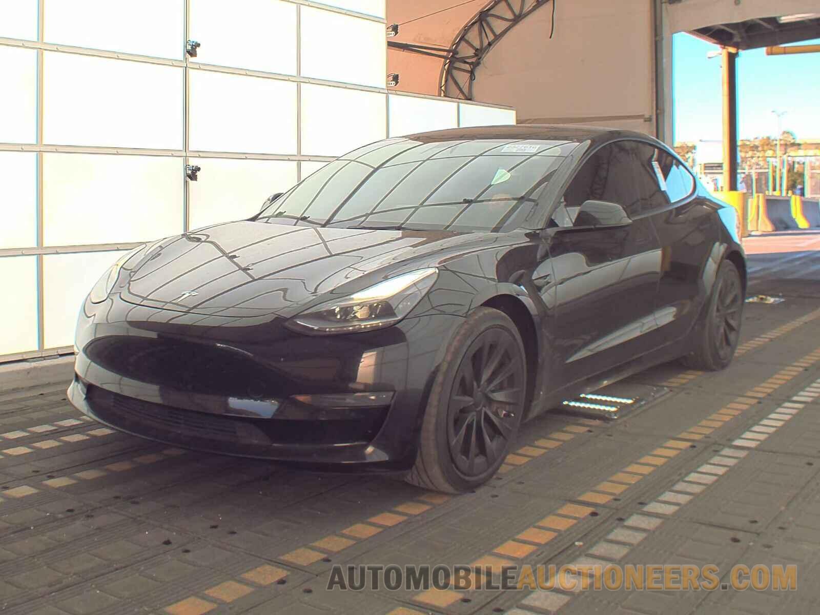 5YJ3E1EA7NF189258 Tesla Model 3 2022