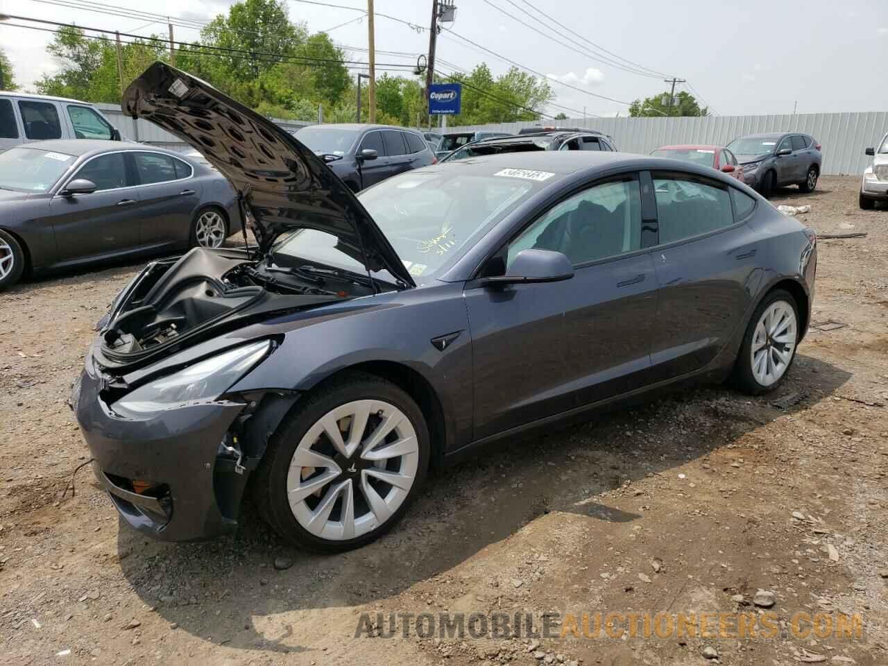 5YJ3E1EA7NF190197 TESLA MODEL 3 2022