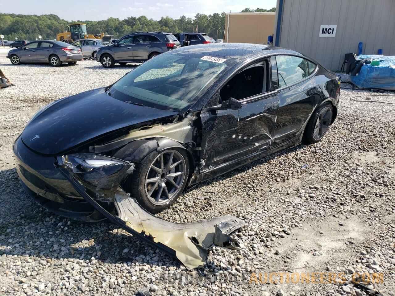 5YJ3E1EA7NF190703 TESLA MODEL 3 2022