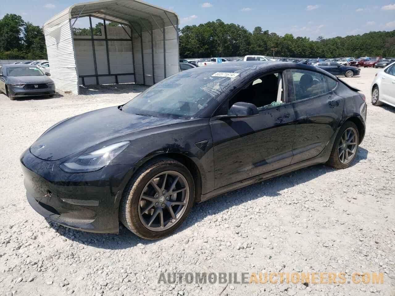 5YJ3E1EA7NF191320 TESLA MODEL 3 2022