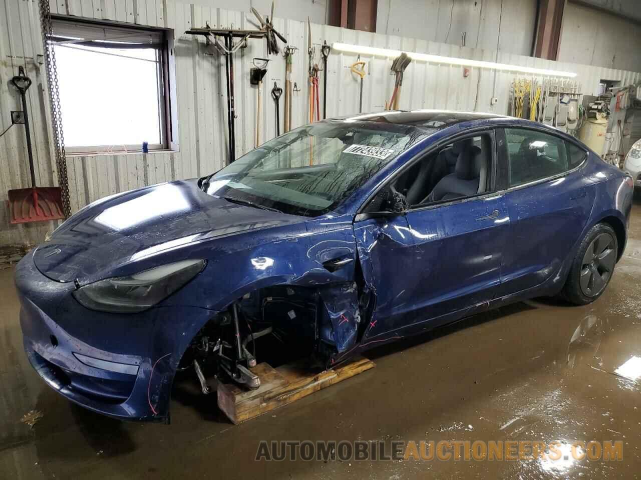 5YJ3E1EA7NF191849 TESLA MODEL 3 2022