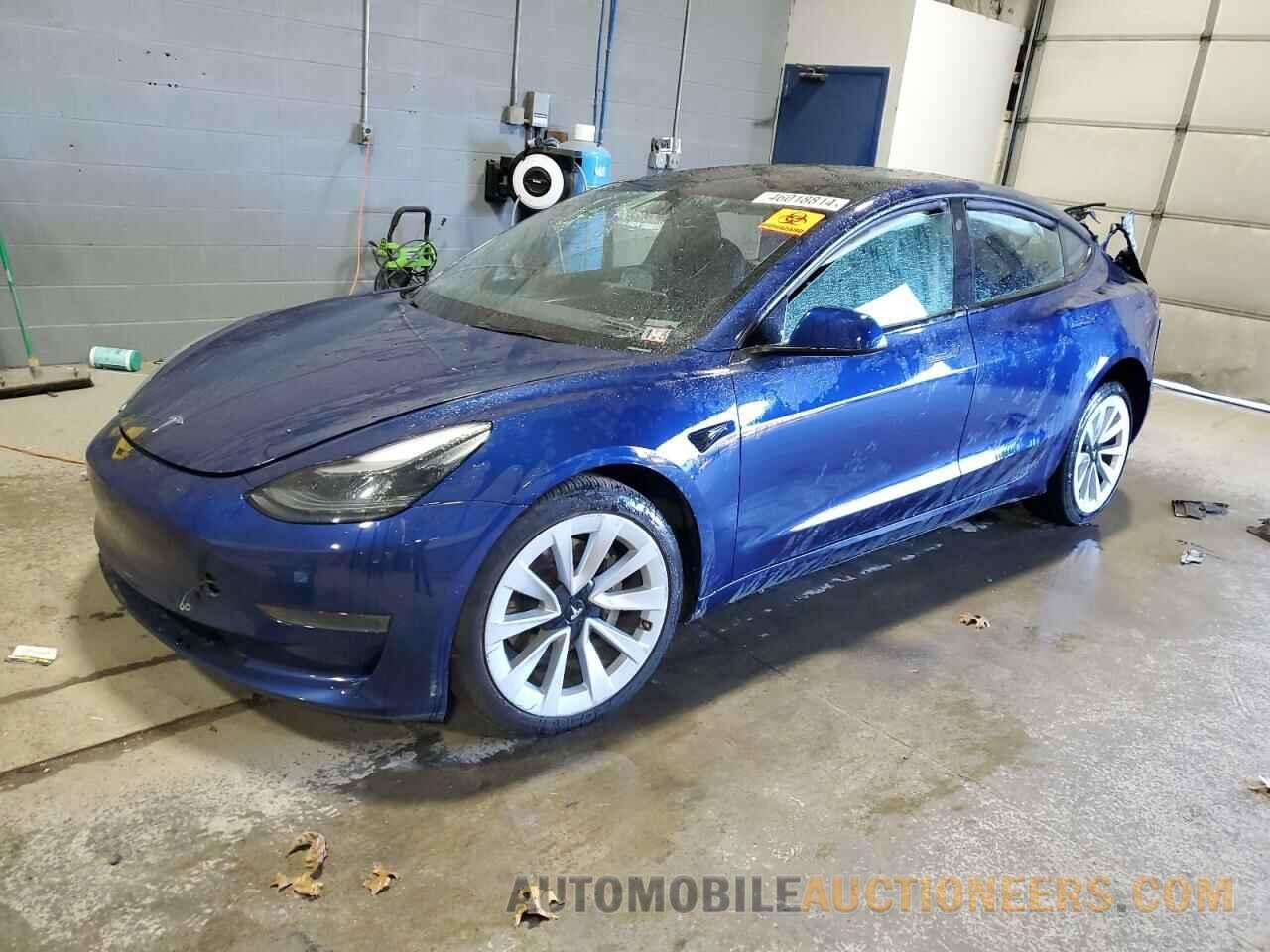 5YJ3E1EA7NF192113 TESLA MODEL 3 2022