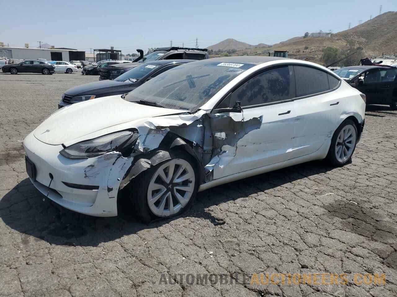 5YJ3E1EA7NF242556 TESLA MODEL 3 2022