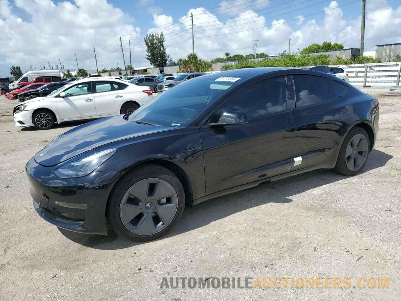 5YJ3E1EA7NF242606 TESLA MODEL 3 2022