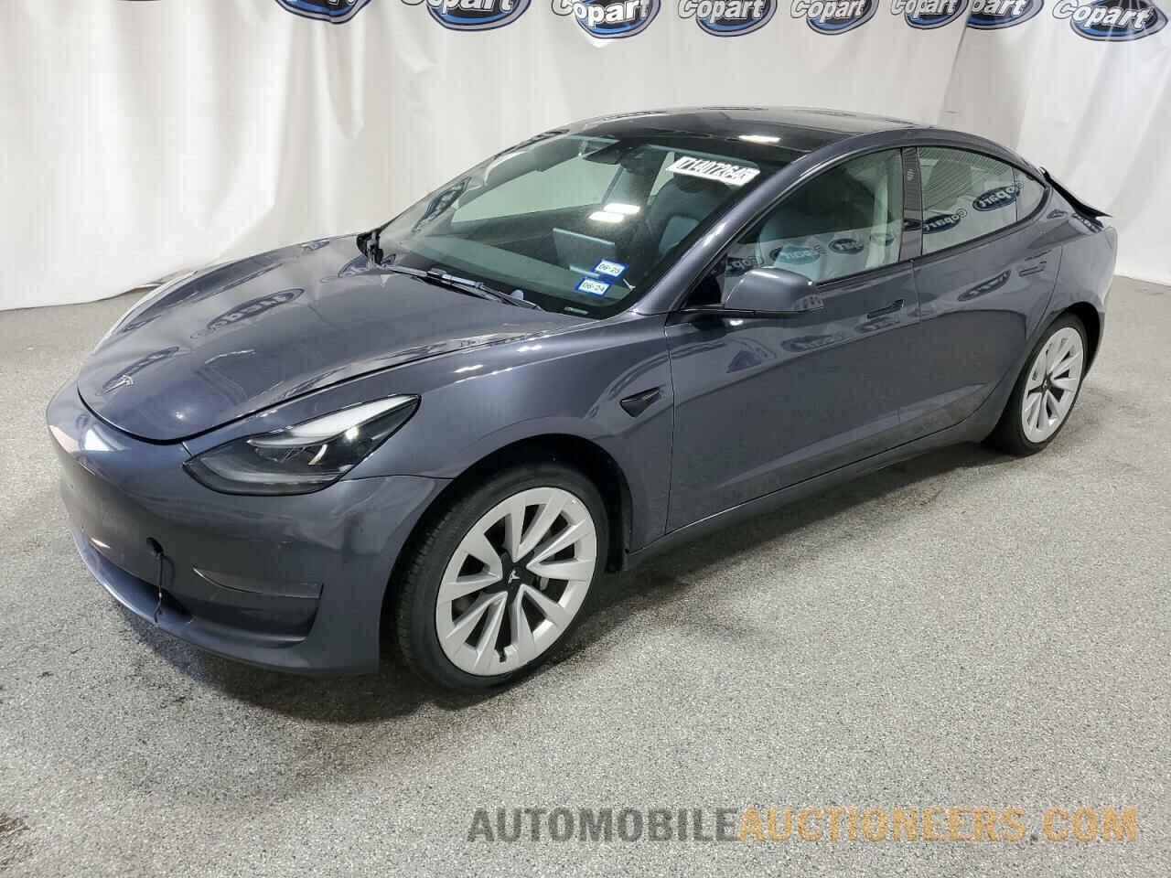 5YJ3E1EA7NF286444 TESLA MODEL 3 2022