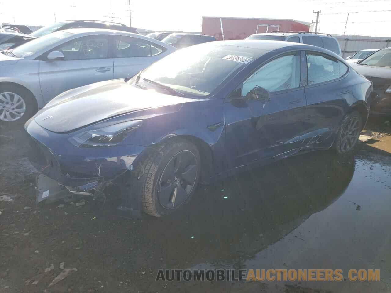 5YJ3E1EA7NF286637 TESLA MODEL 3 2022