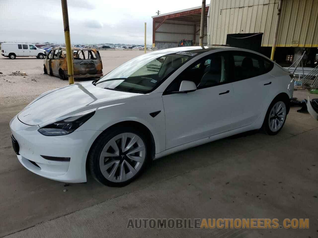 5YJ3E1EA7NF287786 TESLA MODEL 3 2022