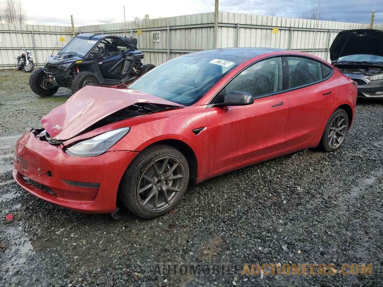 5YJ3E1EA7NF288002 TESLA MODEL 3 2022