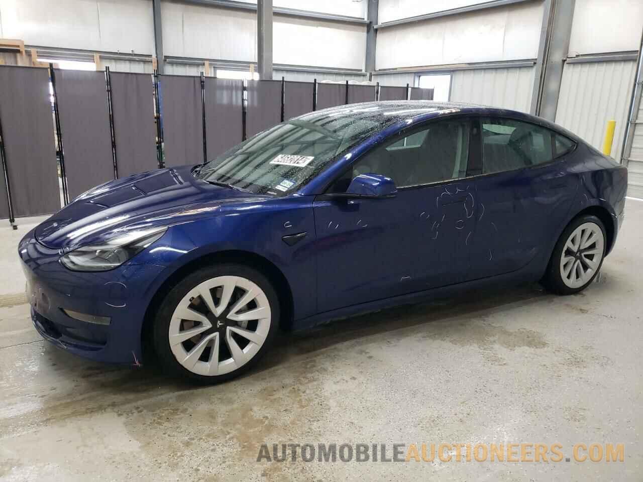 5YJ3E1EA7NF289523 TESLA MODEL 3 2022