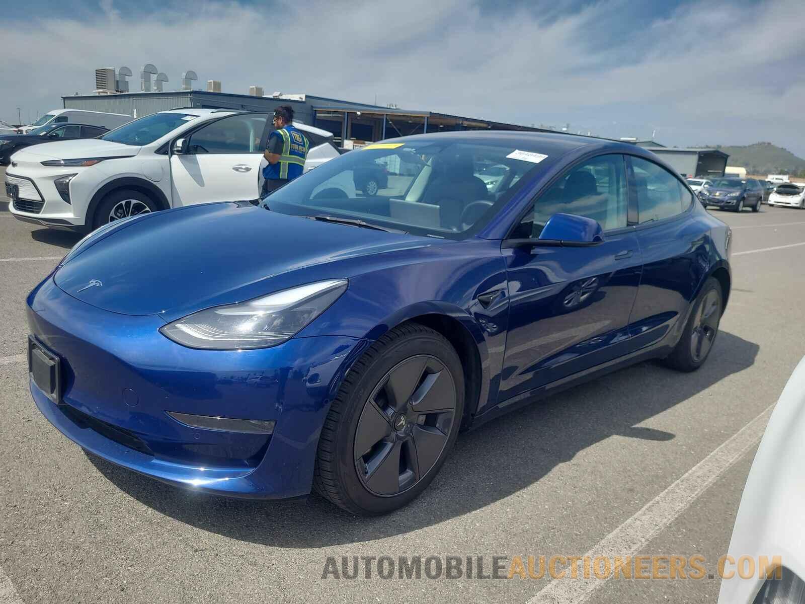 5YJ3E1EA7NF289652 Tesla Model 3 2022