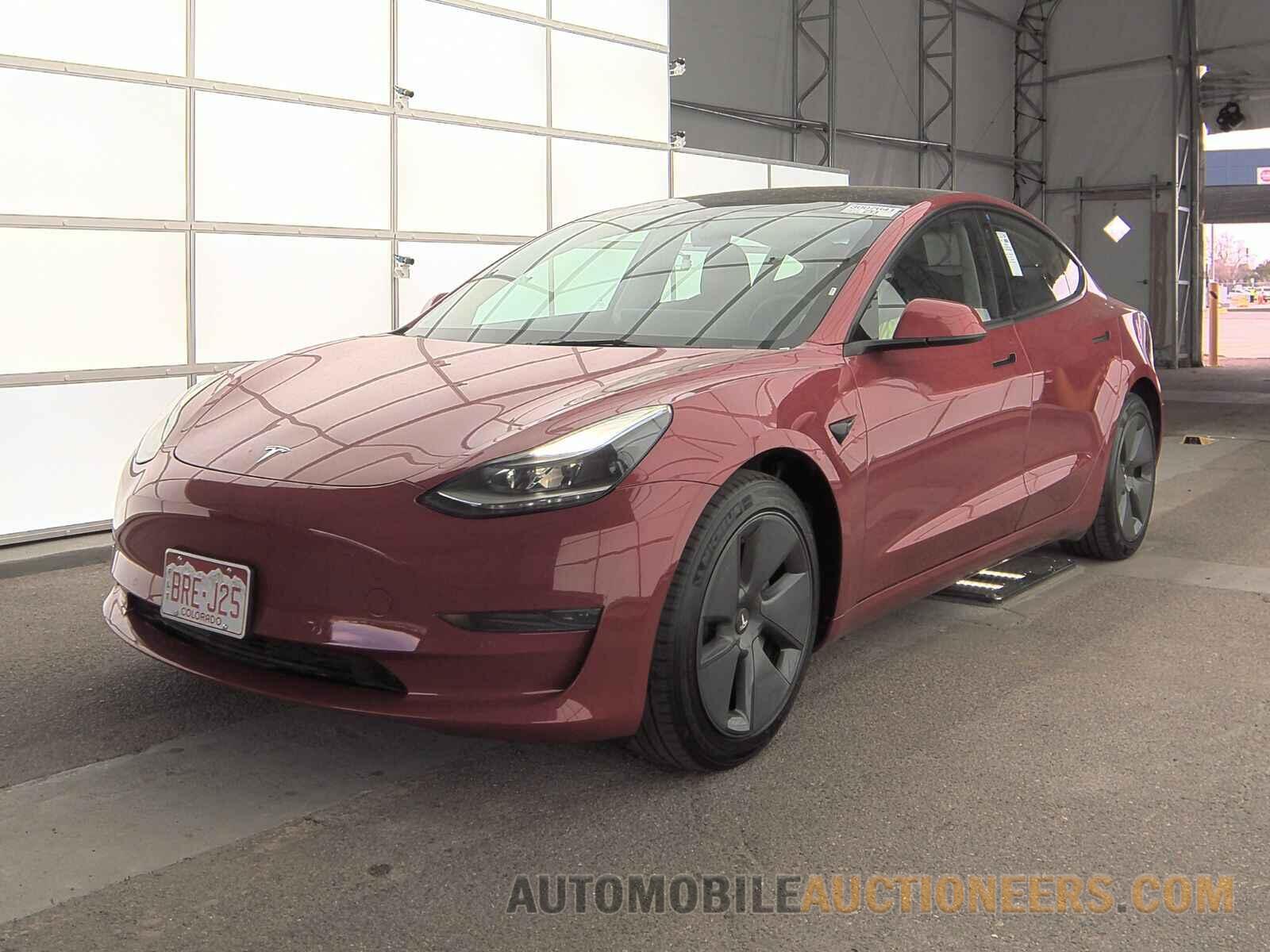 5YJ3E1EA7NF290462 Tesla Model 3 2022