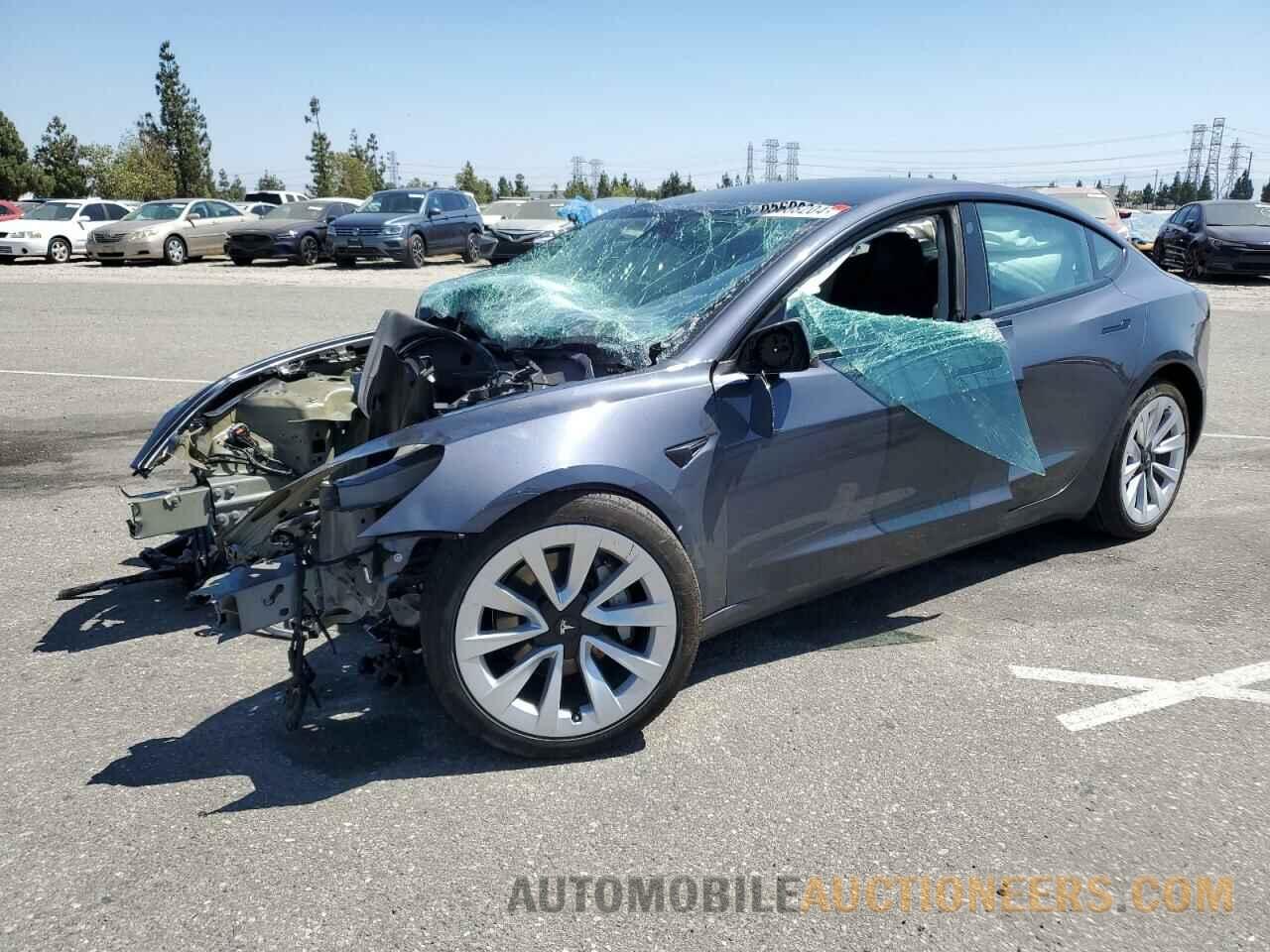 5YJ3E1EA7NF294284 TESLA MODEL 3 2022