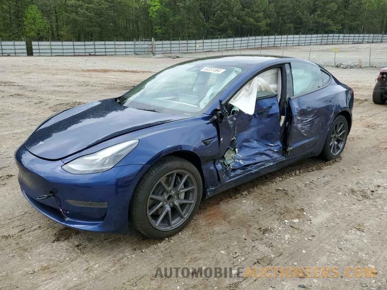 5YJ3E1EA7NF312623 TESLA MODEL 3 2022