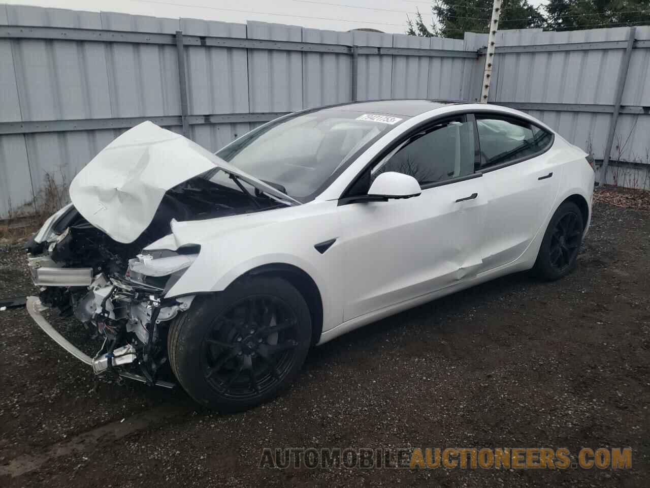 5YJ3E1EA7NF320088 TESLA MODEL 3 2022