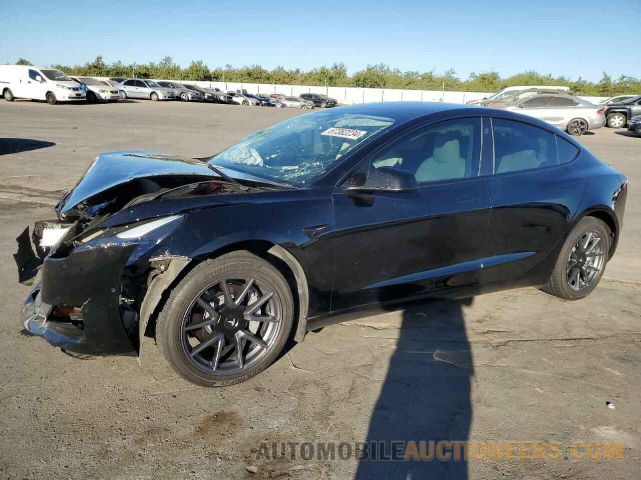 5YJ3E1EA7NF325842 TESLA MODEL 3 2022