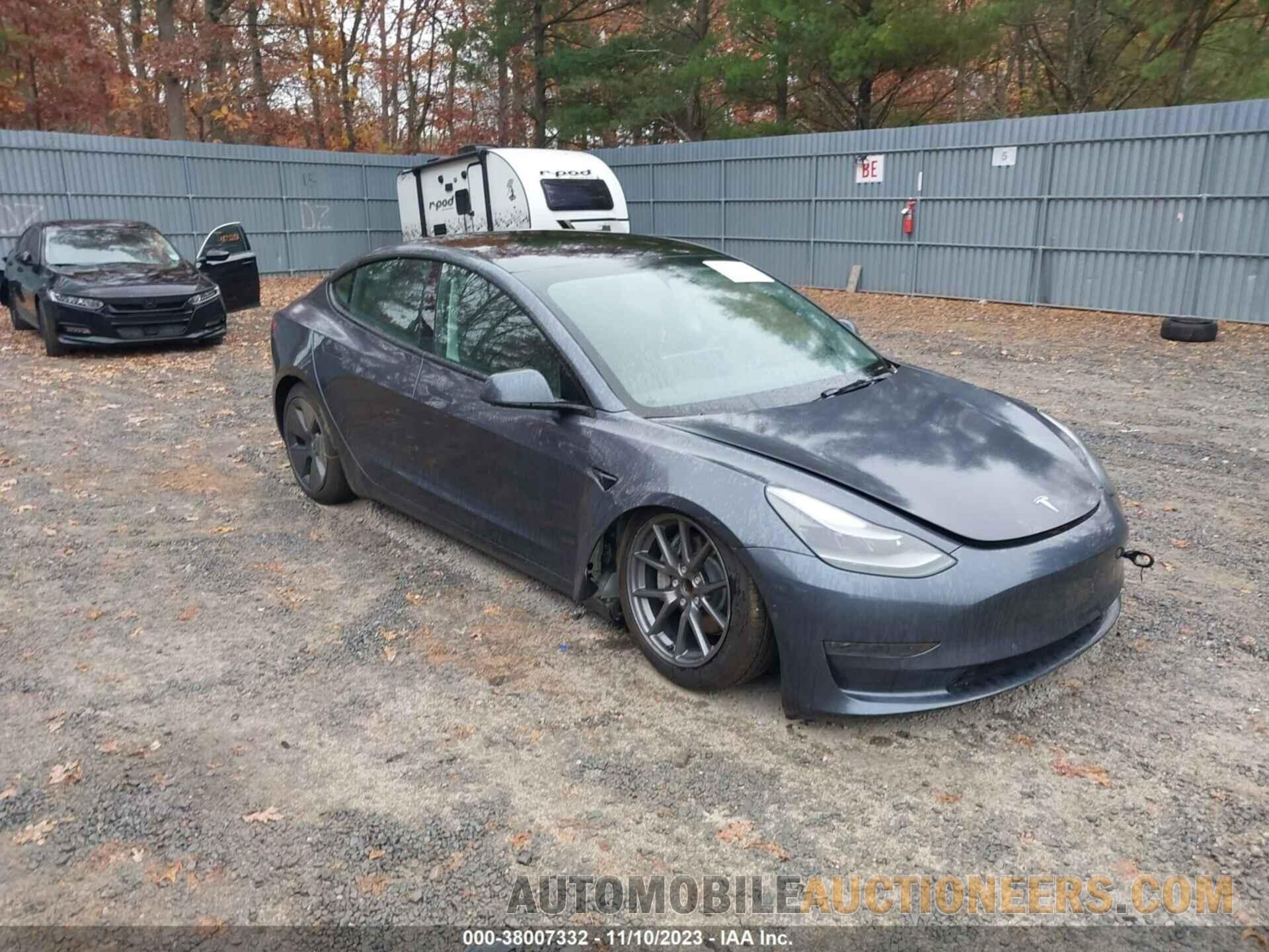 5YJ3E1EA7NF339952 TESLA MODEL 3 2022