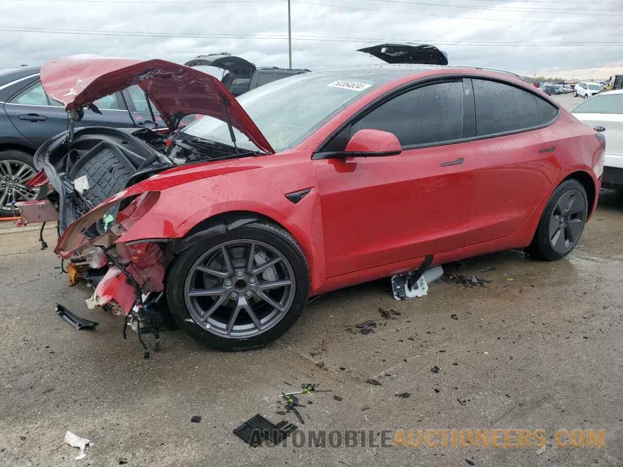 5YJ3E1EA7NF351759 TESLA MODEL 3 2022