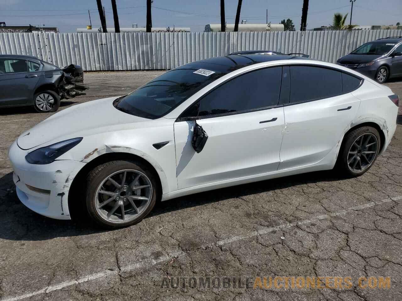 5YJ3E1EA7NF358937 TESLA MODEL 3 2022