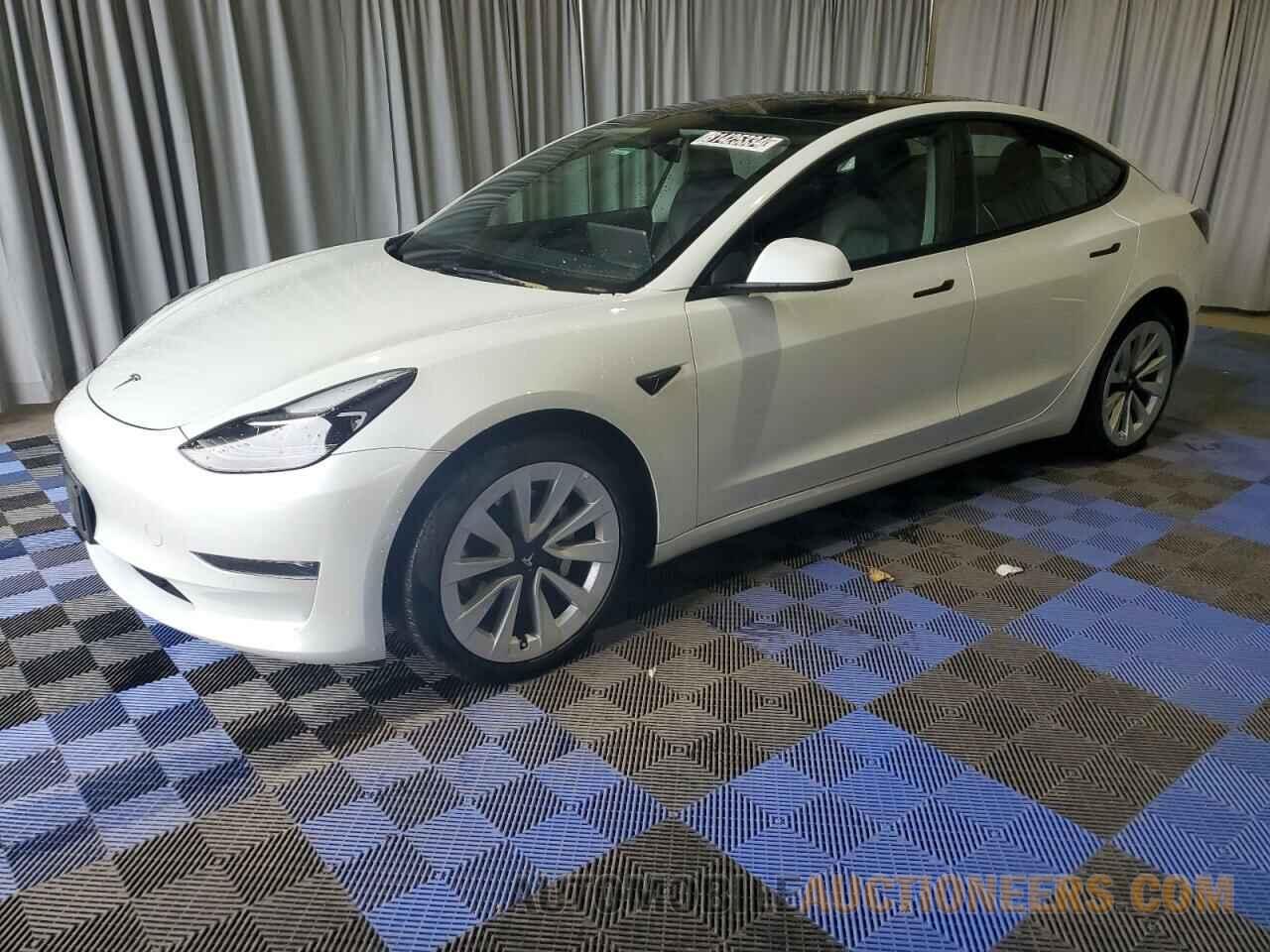 5YJ3E1EA7NF368707 TESLA MODEL 3 2022