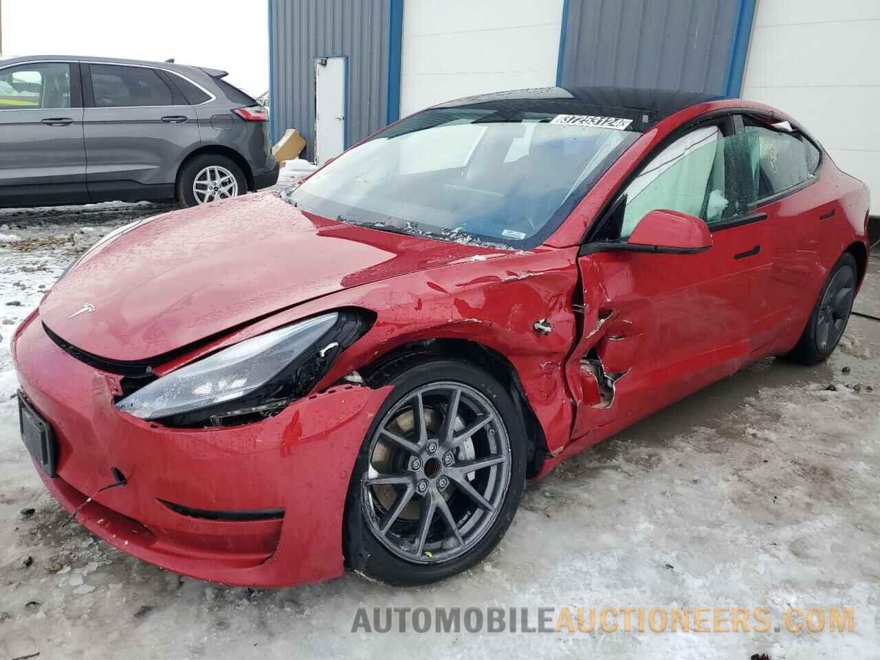 5YJ3E1EA7NF369100 TESLA MODEL 3 2022