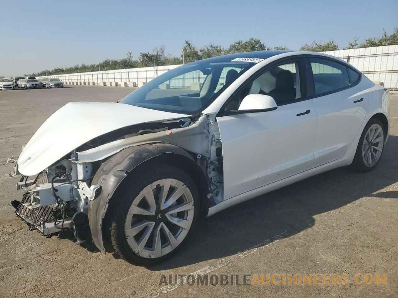 5YJ3E1EA7NF369565 TESLA MODEL 3 2022