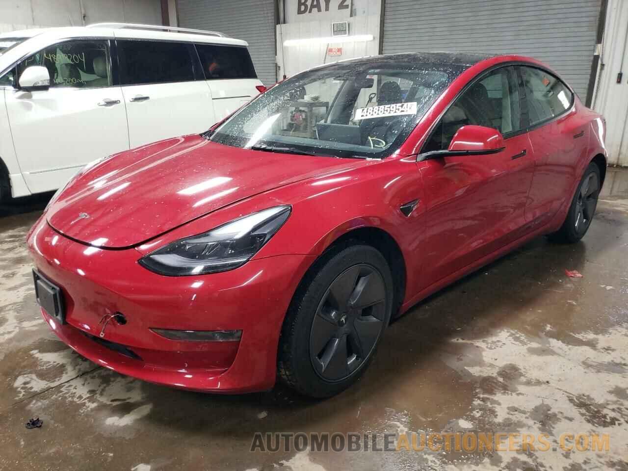 5YJ3E1EA7NF370358 TESLA MODEL 3 2022