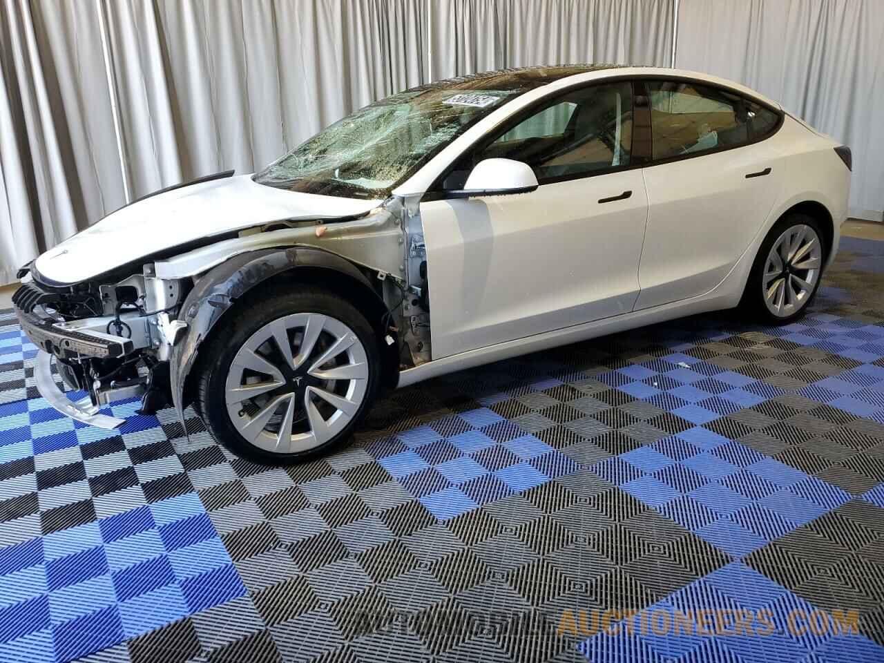 5YJ3E1EA7NF370523 TESLA MODEL 3 2022