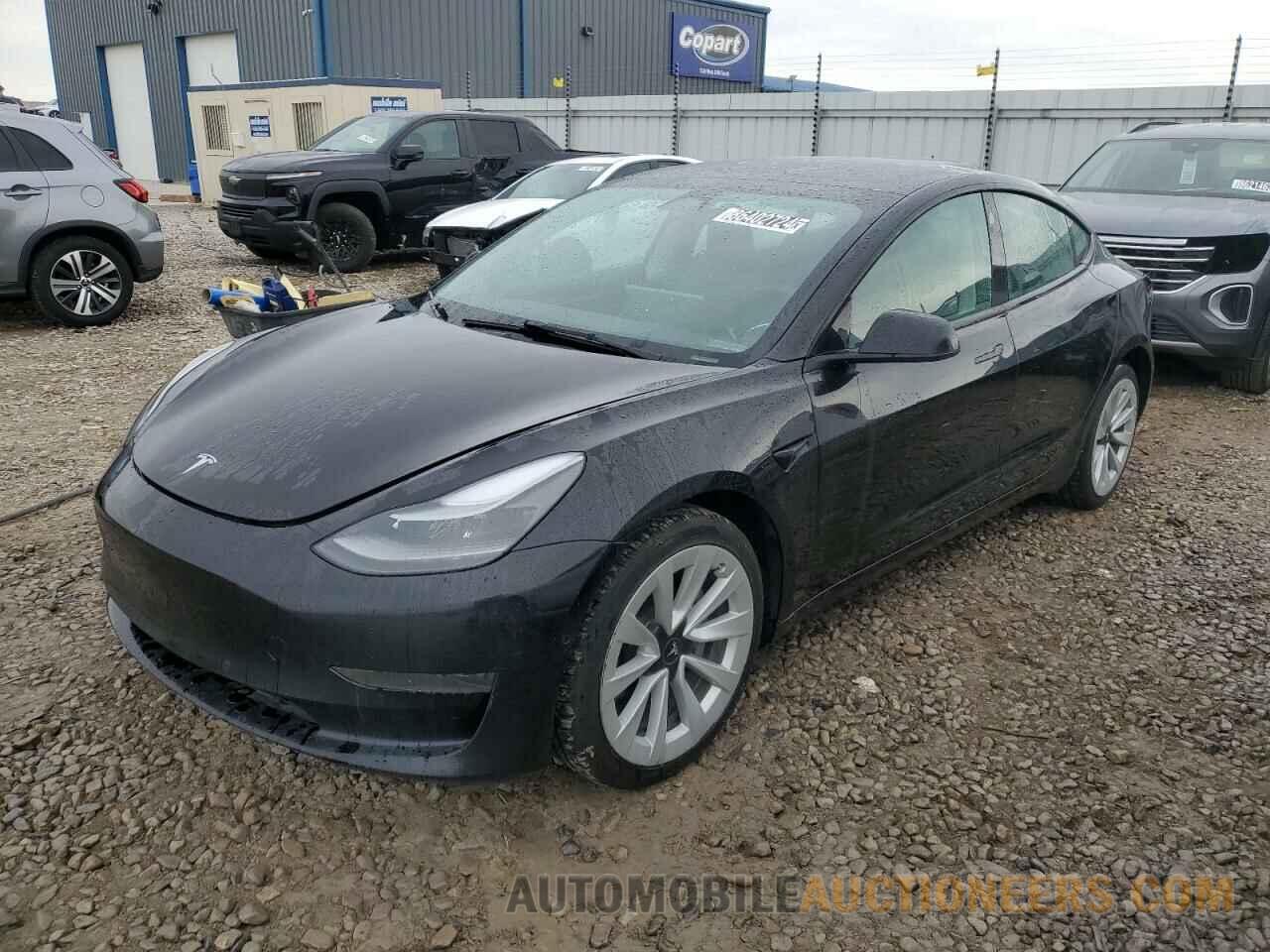 5YJ3E1EA7NF371459 TESLA MODEL 3 2022